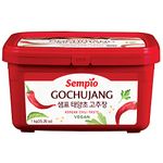 Sempio Gochujang (2.2lbs) - Korean Chili Paste, Sweet, Savory & Spicy. Red Pepper Sauce for Tteokbokki, Korean Food. Vegan