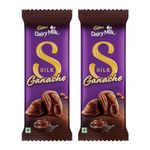 Cadbury Dairy Milk Silk Ganache Chocolate Bar, 146 Gram (Pack Of 2)