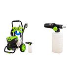 Greenworks Pro 2300 PSI 2.3-Gallon-GPM Cold Water Electric Pressure Washer (5113302HDVT) + High Pressure Soap Applicator