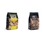 Weber Apple Wood Chunks | 1.5kg Bag | BBQ Wood Chips | Hardwood Cooking Pellets | Smoking Wood Chunks | Barbeque & Hickory Wood Chips | Hardwood Cooking Pellets | 0.7 kg | BBQ Smoker Wood Chips