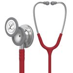 3M Littmann Classic III Monitoring Stethoscope, Burgundy Tube, 27 inch, 5627