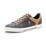 U.S. Polo Assn. Hampton Men Brown Sneakers -(UK10)(US11)(2FD24073K04)