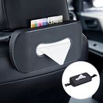 FMS Multifunctional Car Tissue Box With Card Slot Car Back Seat Headrest Hanging Tissue Holder Case Box