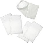 Poolmaster 16242 Swimming Skimmer Basket Liners Ground Pools, 5 Pack, White