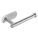 WEKIS Self Adhesive Toilet Paper Holder for Bathroom, No Drilling Rustproof Sturdy Sticky SUS304 Stainless Steel Holders for Toilet Paper