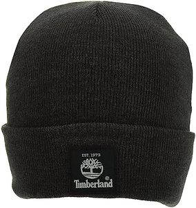 Timberland Unisex Adult Short Watch Cap, Charcoal Heather (New), One Size