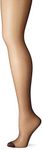 Hanes womens Silk Reflections Control Top Pantyhose Reinforced Toe 718 - Multiple Packs Available, Barely Black, A-B