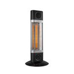 Veito CH1200LT Free Standing Carbon Infrared Heater, Black/Silver