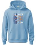 ADRO Hoodies for Men | Printed Hoodie for Men | Cotton Hoodie | Mens Hoodies | Sweatshirt for Men | Hooded Hoodie | H24-BCL-SK-XL Sky Blue