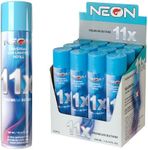 Neon Butane Fuel, 11X Butane Refill 300ml Butane Gas for Lighters, Torch, 12 Cans 300ml