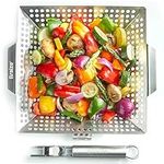 Stainless Steel Grill Basket With R