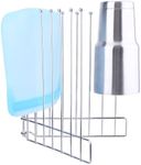 LEKUSHA Foldable Bottle Drying Rack, Reusable Storage Bag Drying Rack, SUS 304 Stainless Steel Dryer Stand for Water Bottle Cup Mug Tumbler Cutting Board Lids