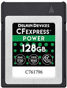 Delkin Devices 128GB Power CFexpress Type B Memory Card (DCFX1-128)