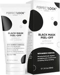 Peel Off Face Masks for Blackhead Remover and Acne Scar Treatment - Organic Skincare Solution for Unclogging Pores, Controlling Excess Oil and Revitalizing Complexion with Activated Bamboo Charcoal