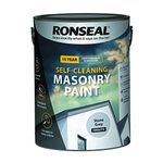 Ronseal Self-Cleaning Masonry Paint - Stone Grey - 5l