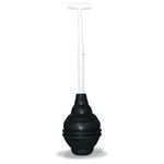 Korky 96-4AM BeehiveMAX Toilet Plunger, Black, 1 Count (Pack of 1)