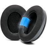 WC Freeze for Arctis Nova - Hybrid Fabric Cooling Gel Replacement Earpads for Arctis Nova Pro Wired, Nova 7, 5, 4, 3, 1 - Made by Wicked Cushions (Does Not Fit Nova Pro Wireless) | Black