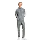 adidas Men's Basic 3-Stripes Tricot Track Suit, Grey, Large/Tall, Grey, Large Tall