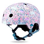 Micro Scooters | Bike/Scooter Printed Deluxe Children's Helmet | Cycling Accessories | Adjustable Headwear | Boys & Girls | 48-54cm | Flora-Saur