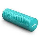 KAYMAN Sports Foam Roller Sports Recovery, Deep Tissue Muscle Tension Relief & Circulation Increase Portable & Lightweight Self Massager for Back, Legs, Gym, Pilates & Yoga EVA 44.5 x 15cm (Teal)