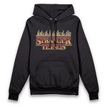 Bioworld Stranger Things Flames Logo Hoodie-L Black