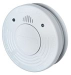 Mercury 10 Year Life Span Smoke Alarm with Sealed Battery & Hush Button Feature, White