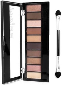 Palladio Eyeland Vibes, Escape to the Tropics, 10 Count Eyeshadow Palette, 5 Curated Palettes, Seductive Nudes to Vibrant Hues, Complimentary Shades, Day and Night Looks, Rich Pigment, Horizon