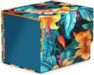 Ultimate Guard Limited Run Sidewinder 100+ Floral Places II, Deck Box for 100 Double-Sleeved TCG Cards, Tulum Blue, Magnetic Closure & Microfiber Inner Lining…