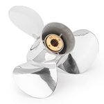 YOUNG PROPS Upgrade Stainless Steel Outboard Boat Propeller for Mercury Engines 40-60HP, 13 Tooth, RH (10 3/8 14 Mercury)