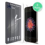 [3 Pack] LK iPhone 5S 5C 5 SE Screen Protector, [Tempered Glass] with Lifetime Replacement Warranty