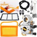 QAZAKY Carburetor Compatible with TS410 TS410Z TS420 TS420Z Concrete Cut off Saw Zama C1Q-S118 C1Q-S118D Carb 4238-120-0600 42381200600