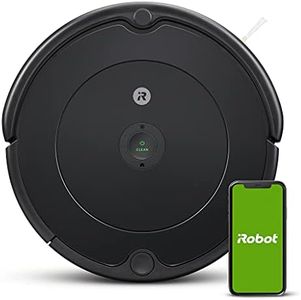 iRobot Roomba 692 Robot Vacuum-Wi-Fi Connectivity, Personalized Cleaning Recommendations, Compatible with Alexa, Good for Pet Hair, Carpets, Hard Floors, Self-Charging Black, R69200