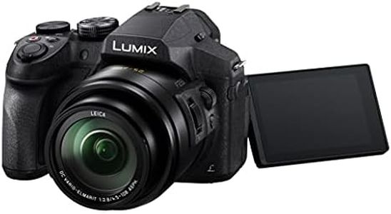 Panasonic Lumix DMC-FZ300 - Cámara Bridge de 12.1 MP (Zoom de 24X, Objetivo F2.8 de 25-600 mm, Estabilizador Óptico, 4K, Sellada contra Polvo y Salpicaduras), Color Negro