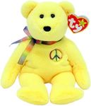 TY Peace Bear II Original Beanie Ba