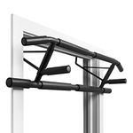 AmStaff Fitness Doorway Pull Up Bar, Portable Multi Grip Chin Up Bar for Home, Foldable Strength Training Pull-Up Bar for Door Frame, Hanging Bar - 450lbs Weight Capacity