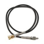 Paint-ball Fill Station, Paint-ball Airsoft Fill Whip Hose, Paint-ball PCP DN2 36" Microbore Hose for Air Fill Station/Charging Adaptor