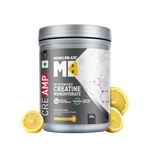 MuscleBlaze Micronised Creatine Monohydrate CreAMP Powder, Citrus Blast (80 Servings, 320g) | Trustified Certified Creatine