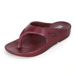 DOCTOR EXTRA SOFT Women's Classic Ultra Soft Flip Flops/Slippers With Cushion Footbed For Adult | Comfortable & Light Weight| Stylish & Anti-Skid| Waterproof & Slip-On For Ladies/Girls D-510, Cherry