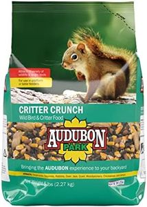 Audubon Park Critter Crunch Backyard Wildlife Food, Bird and Squirrel Food for Outside Feeder, 5-Pound Bag