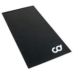 CyclingDeal Exercise Fitness Mat - 36" x 96" High Density - for Treadmill, Indoor Stationary Bike, Elliptical, Gym Equipment - Use on Hardwood Floors and Carpet Protection