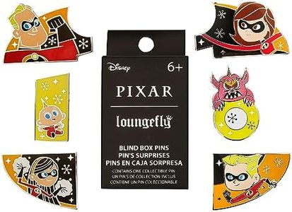 Loungefly PIN Disney - Pixar - Incredibles - Blind Enamel Pin Purchase - the Incredibles Enamel Pins - Cute Collectable Novelty Brooch - for Backpacks & Bags - Gift Idea - Official Merchandise