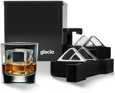 Clear Ice Maker Set, Crystal Ball & Cube Molds for Whiskey Cocktails