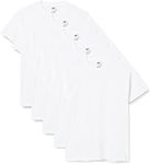 Fruit of the Loom Boy's 61-019-0 Kids Valueweight T Shirt 5 Pack, White, 7-8 Years UK