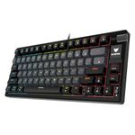 EvoFox Ronin TKL Wired Mechanical Gaming Keyboard | Gasket Sound Dampening Design, Dust Proof Outemu Red Silent Switches, Hot Swappable, 1000Hz Polling, Per-Key RGB, nKey Rollover, Volume Knob | Windows Software | Black