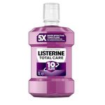 Listerine Total Care Antibacterial Mouthwash (1000ml), Caring and Cleansing Mouthwash with 10-in-1 Benefits, Clean Mint-Flavoured Mouthwash to Freshen Breath