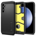 Spigen Tough Armor Phone Case for Samsung Galaxy S23 FE 5G [Built-in Kickstand] [Military Grade Drop Protection] - Black