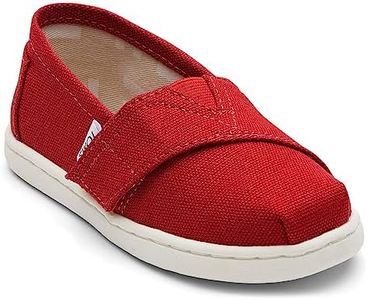 TOMS Espadrille Sneaker, Red, 10 US Unisex Little Kid