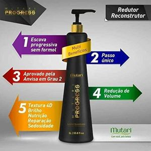 Mutari Keratin Hair Straightening Treatment, 1L