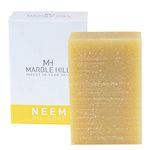 Marble Hill Neem Oil Soap Bar “Fabulously Moisturising - Sunday Times” Dry Sensitive Eczema-Prone Skin Psoriasis Natural Cleanser for Face Hands, Body All Ages with Shea Butter Vitamin E 100g