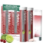 HydraLyte Electrolyte Tablets - Cherry Limeade Flavoured Electrolytes, Low Sugar Electrolytes Formulated to Accelerate Hydration, Post Workout, Travel Essential - Hydration for All Ages (40 Count)